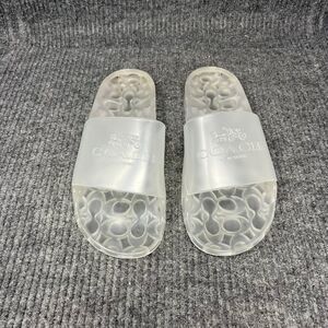 Coach Ulyssa Clear Rubber Slide Sandals Jelly Pool Slip On Women’s Size 9